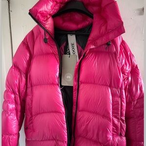 Canada Goose Vibrant Pink Puffer Jacket